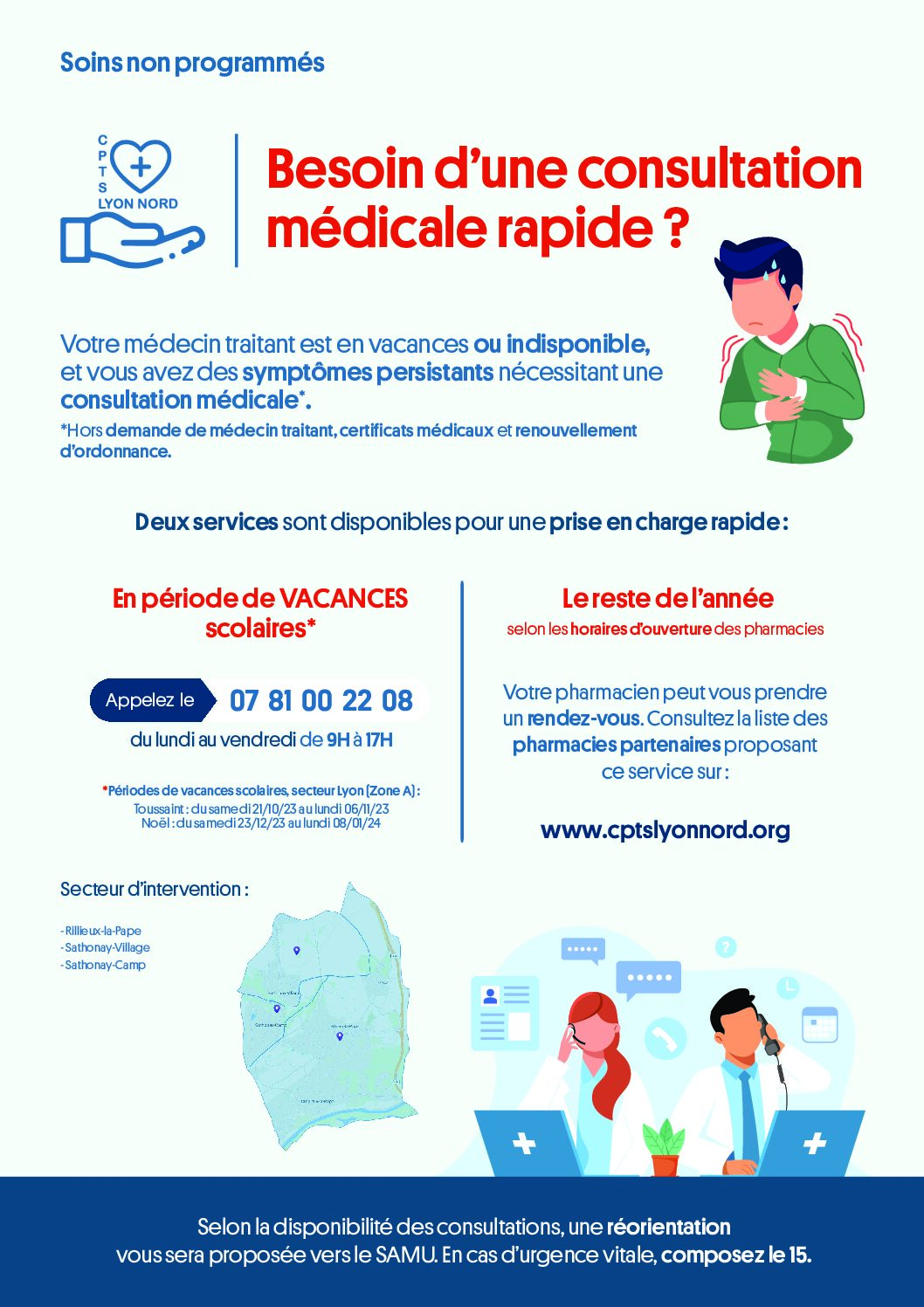 LISTE DES PHARMACIES PARTICIPANTES A LA PRISE DE RENDEZ-VOUS DES SOINS NON PROGRAMMES